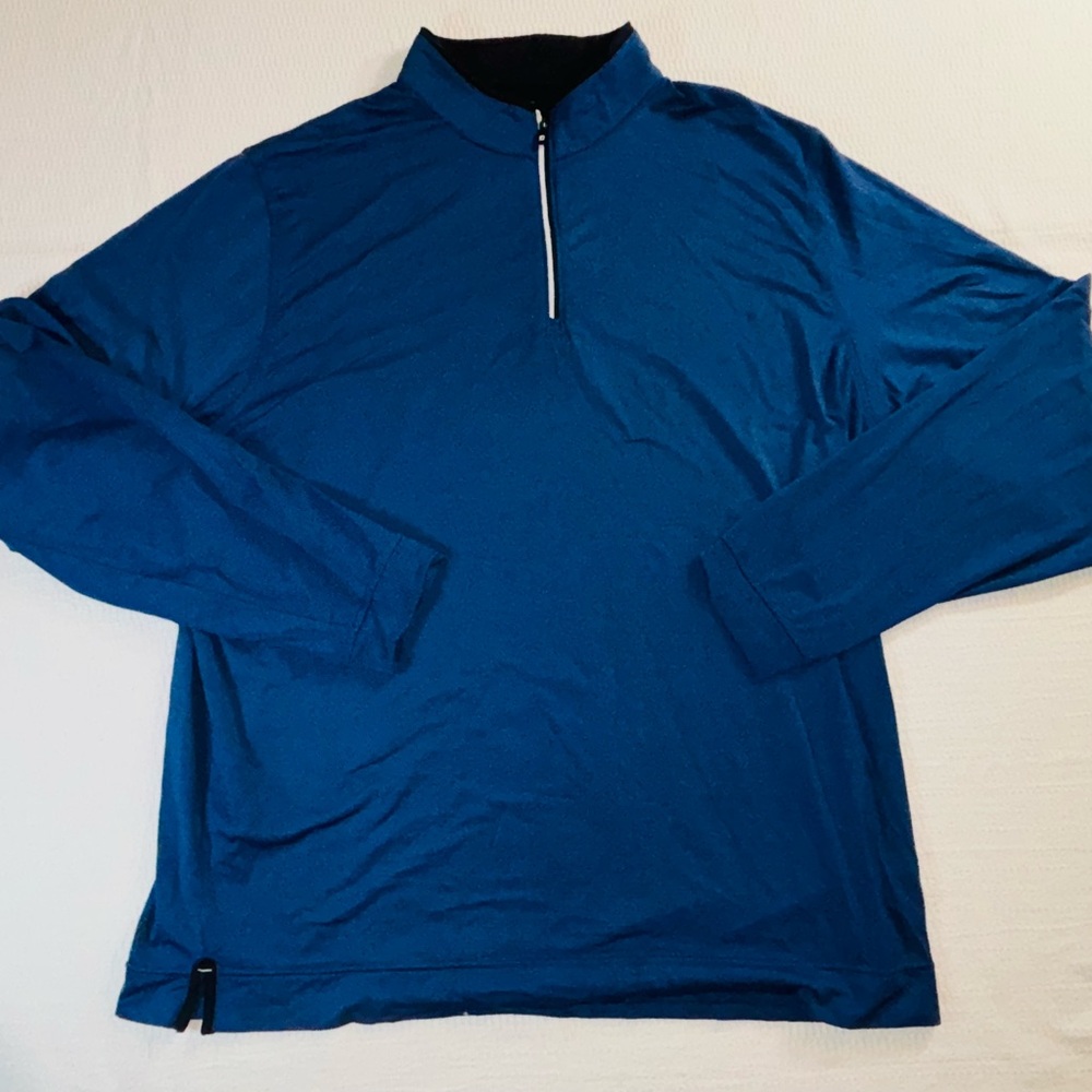Footjoy Approach Blue Quarter-Zip Pullover